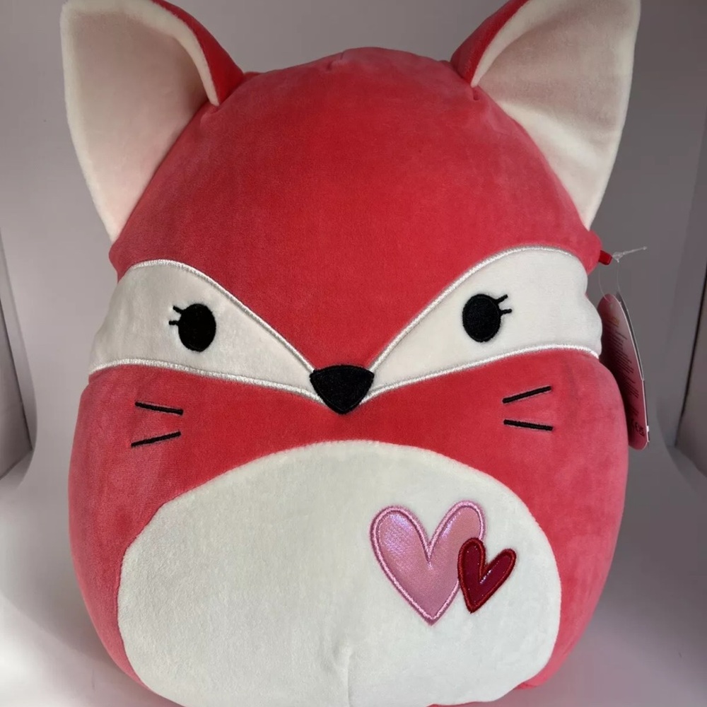 Squishmallow Valentines Day 12" Fifi the Fox Plush Toy New with tag